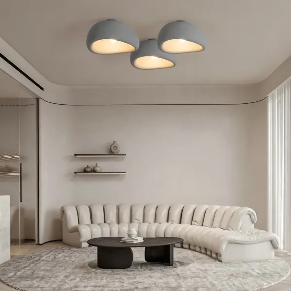 BRILAGI - Plafonieră WABI SABI 1xE27/60W/230V Ø 40 cm gri