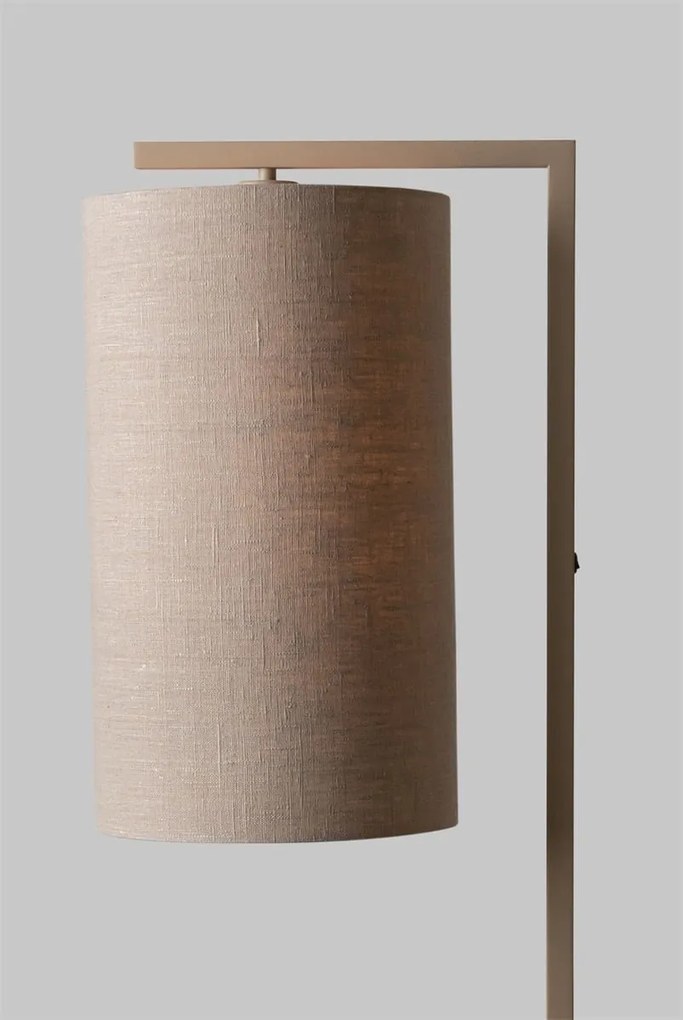Lampa de podea Boston metal sand abajur in inchis