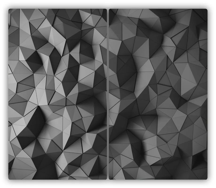 Tocator din sticla 3d abstracție