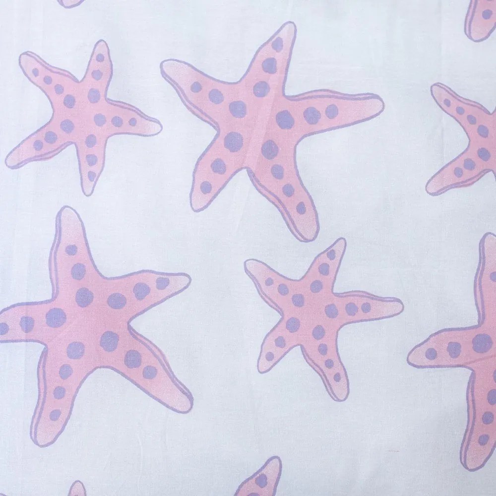 Lenjerie de pat pentru copii din bumbac pentru pat de o persoană 140x200 cm Ariela "Pink" – Jerry Fabrics