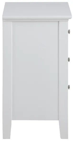 Noptieră LARA alb