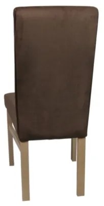 Scaun de sufragerie ALISON maro/fag