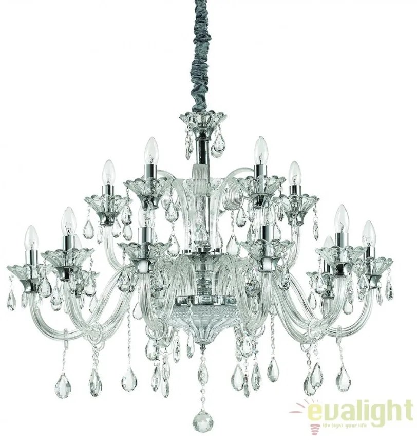 Candelabru 15 brate, diametru 95cm COLOSSAL SP15 TRASPARENTE 114170