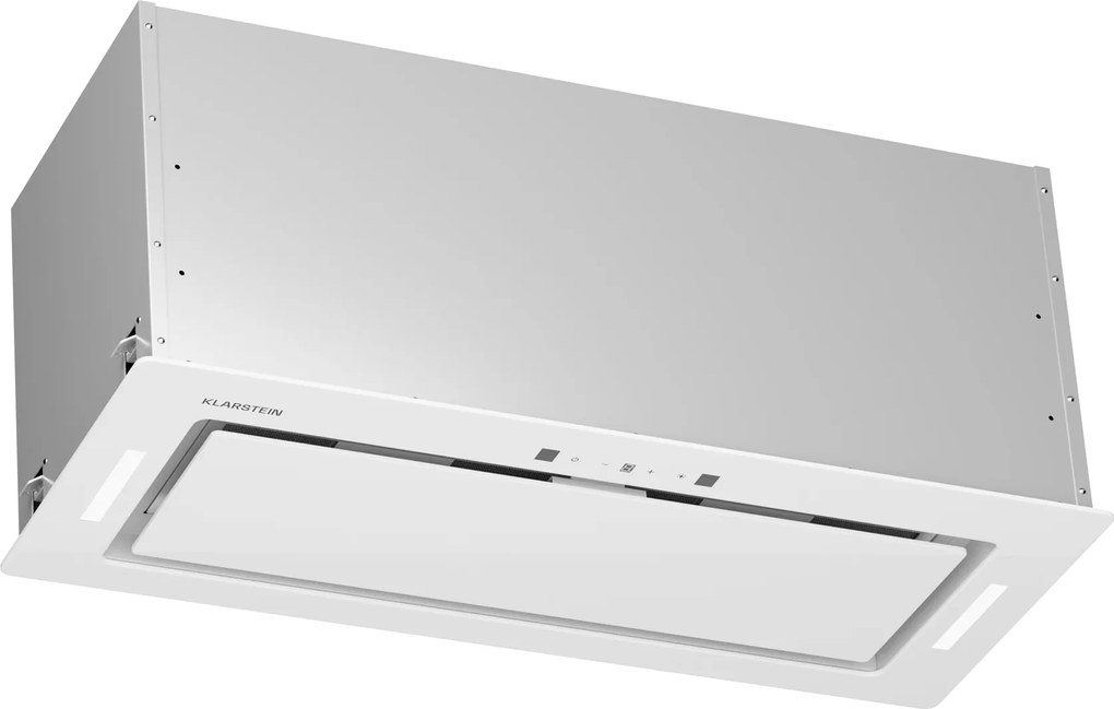 Klarstein Hektor Eco, hotă, 72 cm, 466 m³/h, control tactil, sticlă