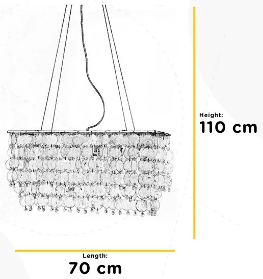 Lustră pe cablu MAKANI 6xE14/6W/230V ONLI