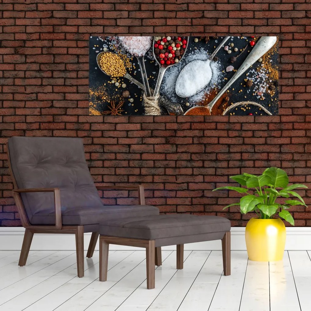 Tablou cu condimente (120x50 cm)