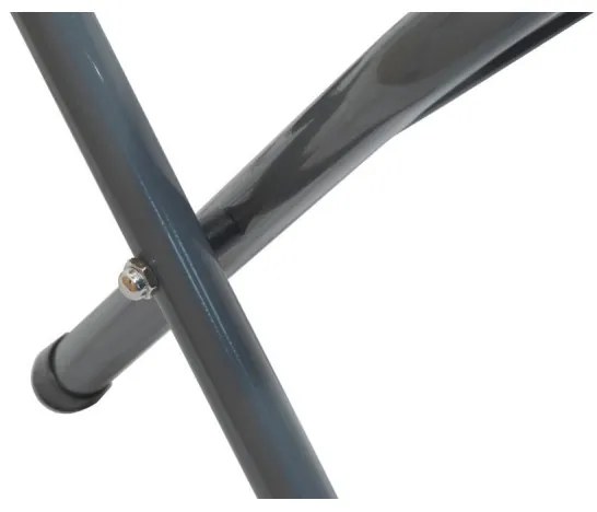 Bancă de mers cu cortul pliabilă negru/gri