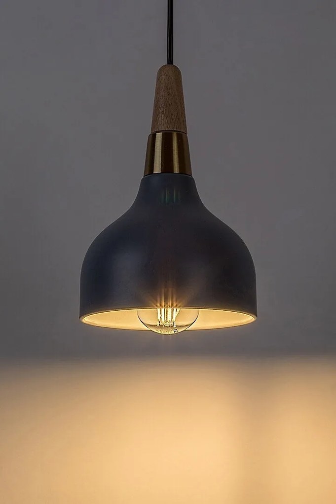 Pendul stil nordic metal gri Drusilla