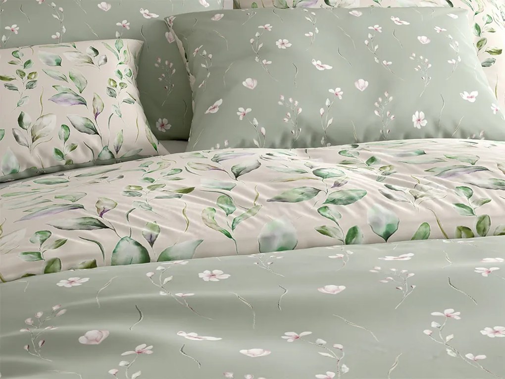 Lenjerie de pat din microfibra SNUVIA salvie verde Dimensiune lenjerie de pat: 70 x 90 cm | 140 x 220 cm
