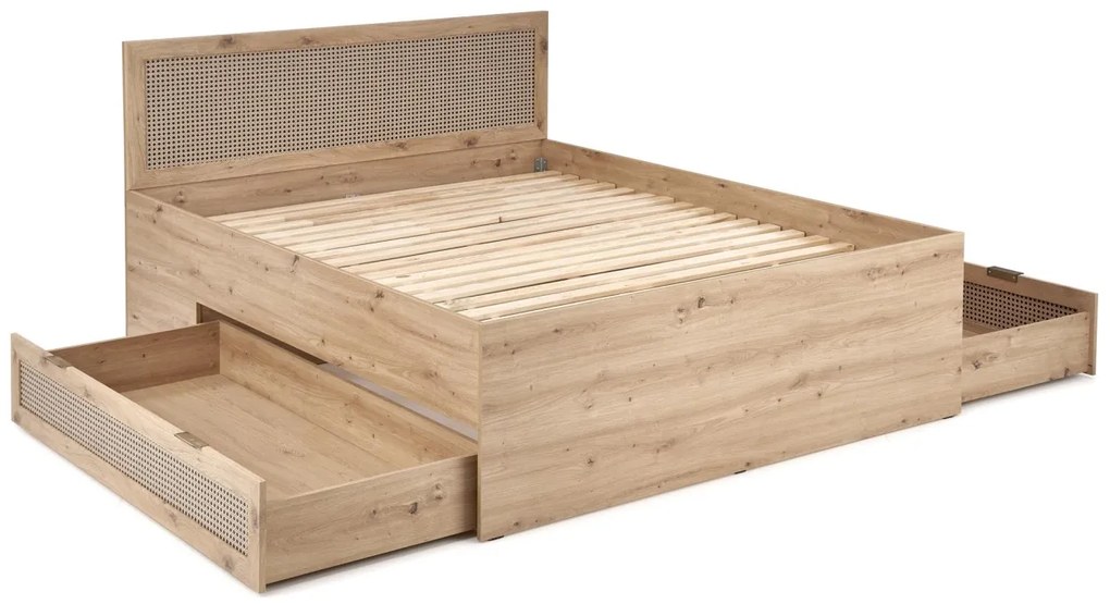 Pat Borneo LOZ 160x200 cm stejar artizan/negru