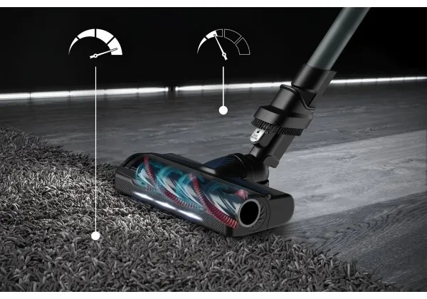 Aspirator vertical Rowenta X-FORCE FLEX ANIMAL AQUA AUTO 4in1 250W/230V negru/albastru