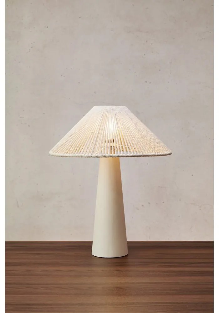 Veioză bej cu abajur textil (înălțime 50 cm) Favoro – Markslöjd