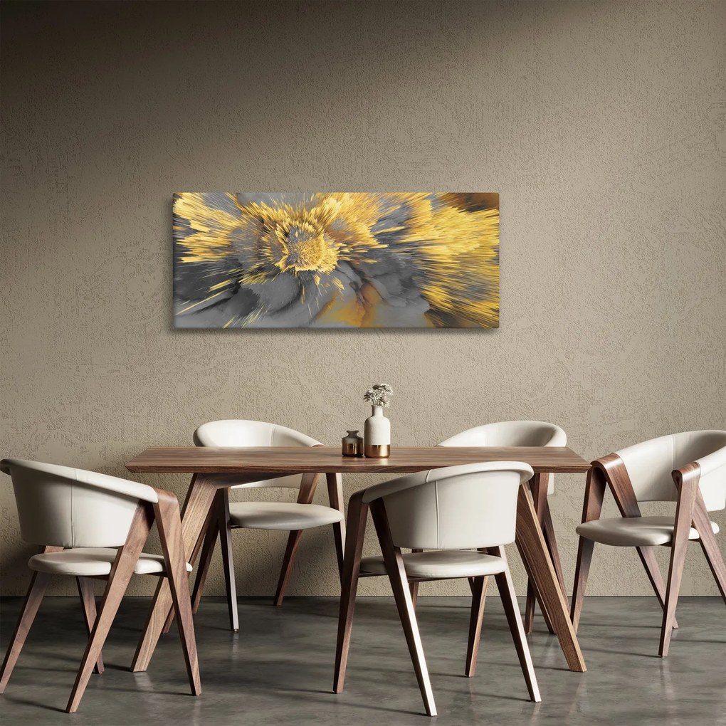 Tablou - Expansiunea aurului (120x50 cm)