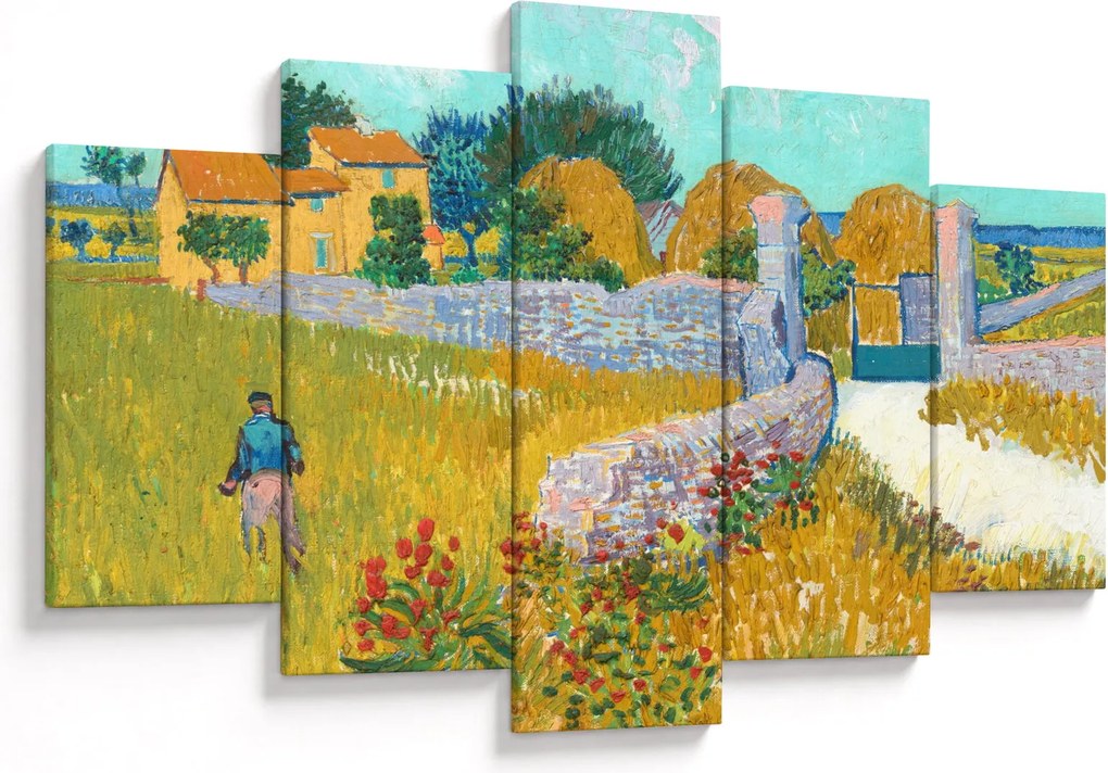 Tablou - Vincent van Gogh, Farmhouse in Provence, reproducere (150x105 cm)