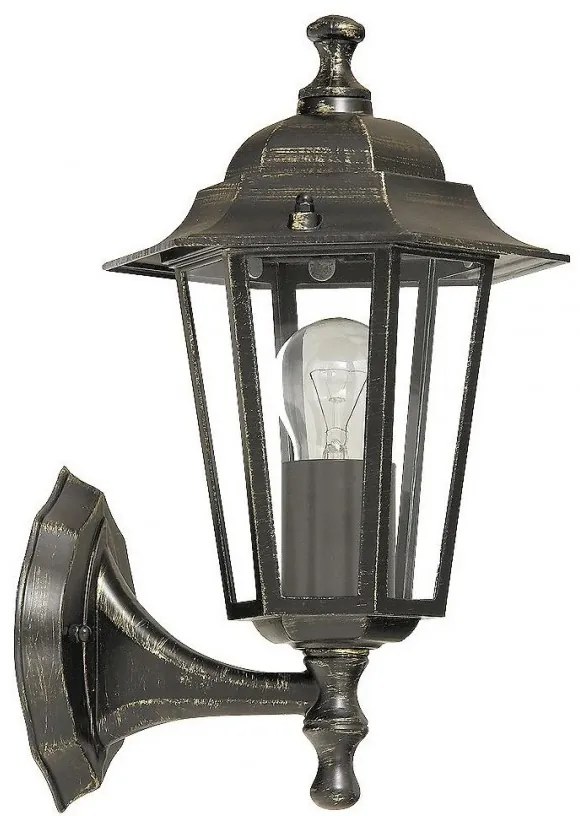 Aplica de perete exterior IP43, up light, auriu antic Velence 8234 RX