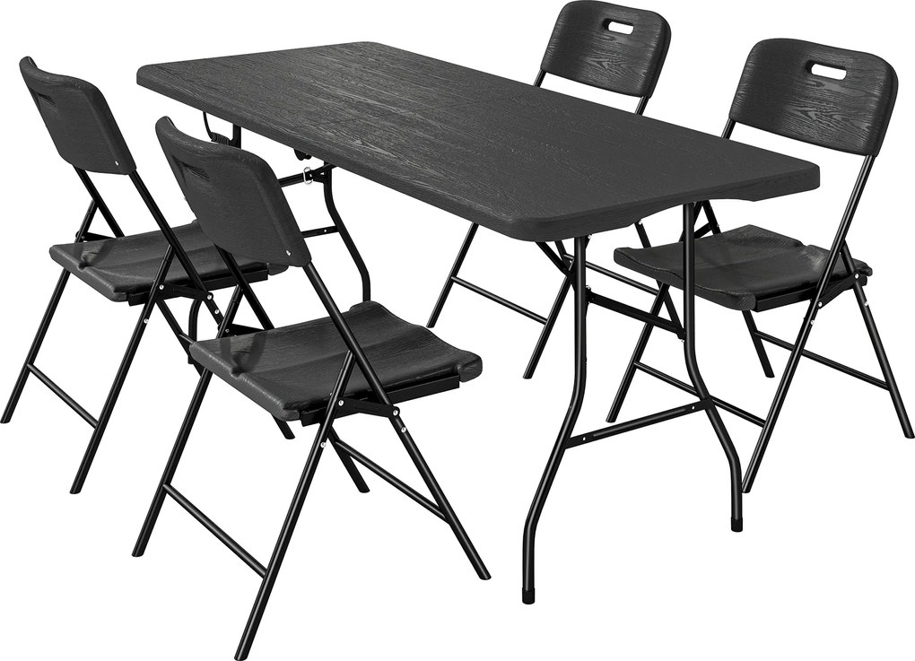 Outsunny măsuțe pentru plajă ușoare mobilier de camping bucătărie plastic pop pliabil pentru banchete | Aosom Romania