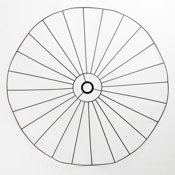 Brilagi - Lustră LED suspendată pe cablu CERIA WIRE 1xE27/40W/230V Ø 80 cm neagră