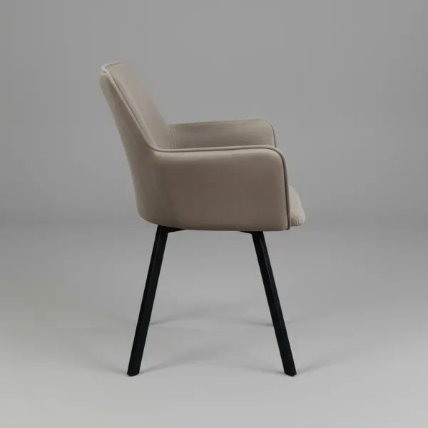 Scaun de sufragerie AMELIA taupe