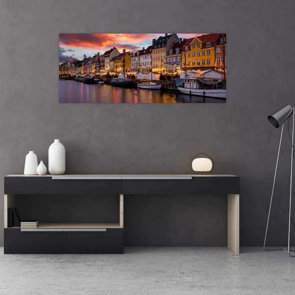 Tablou - Nyhavn, Copenhaga (120x50 cm)