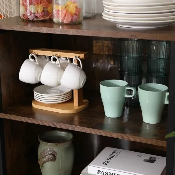 Comodă FIRA maro/negru