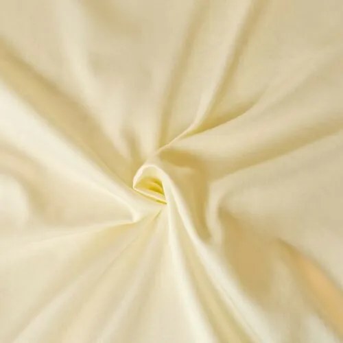 Kvalitex Cearșaf satinat cu elastic crem , 100 x200 cm, 100 x 200 cm
