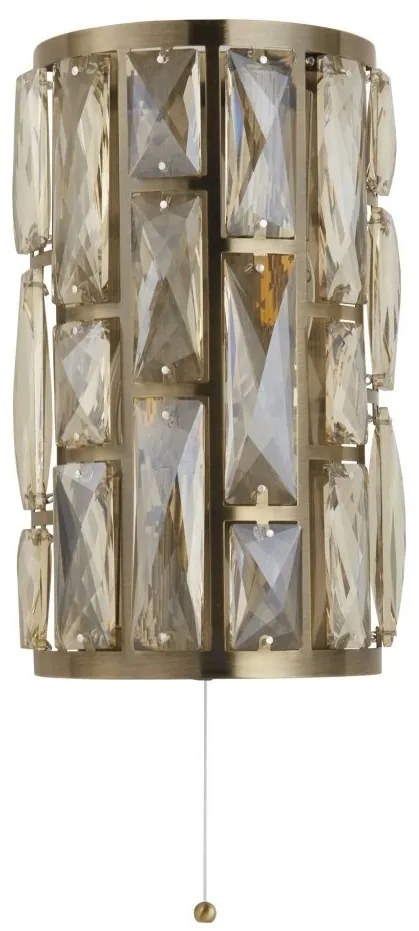 Aplica de perete design modern Bijou alama antic/ champagne