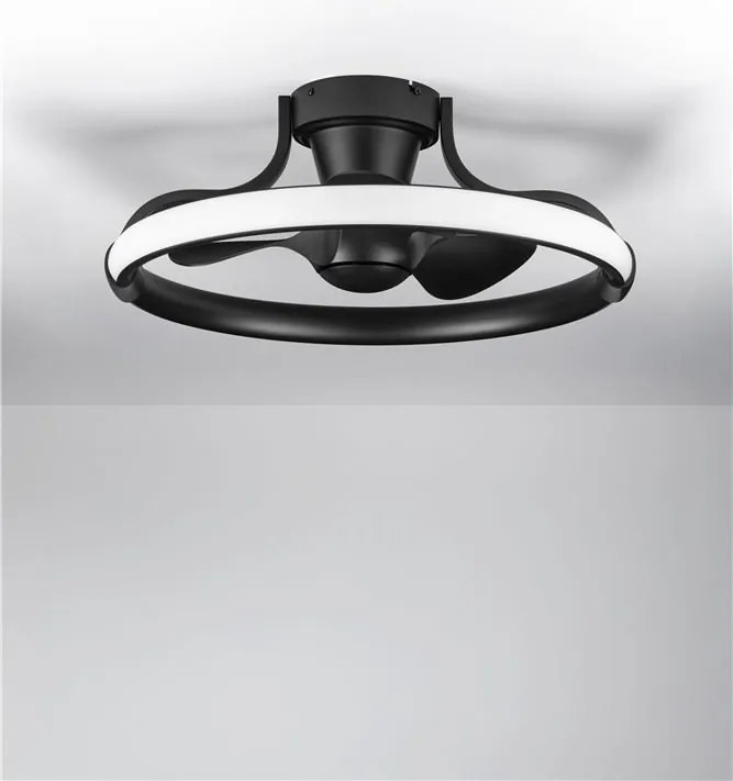 Lustra LED cu ventilator si telecomanda BREVIA