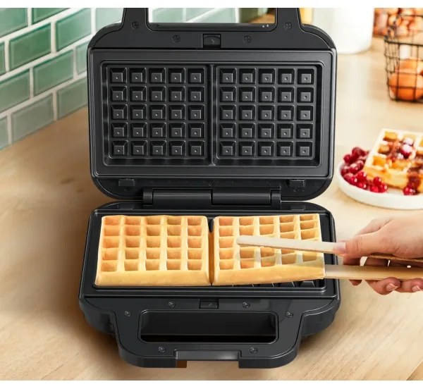 Aparat de sandvici Tefal ULTRA COMPACT 3 în 1 700W/230V negru/crom