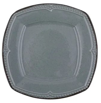 Set veselă 24 piese din porțelan, albastru