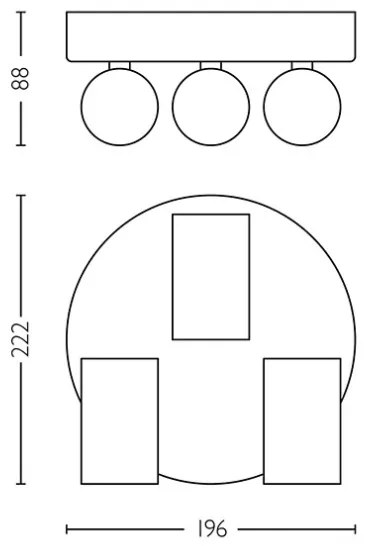 Spot pentru baie Philips IDRIS 3xGU10/5W/230V IP44 alb