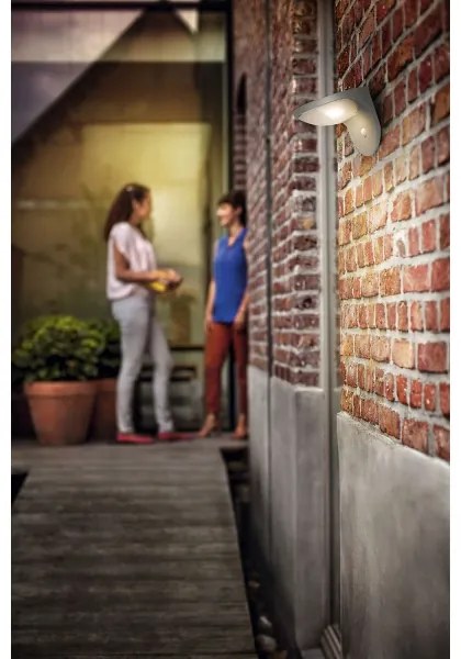 Corp de iluminat LED solar cu senzor Philips 17808/87/16 MYGARDEN DUSK 1xLED/1W/3,7V