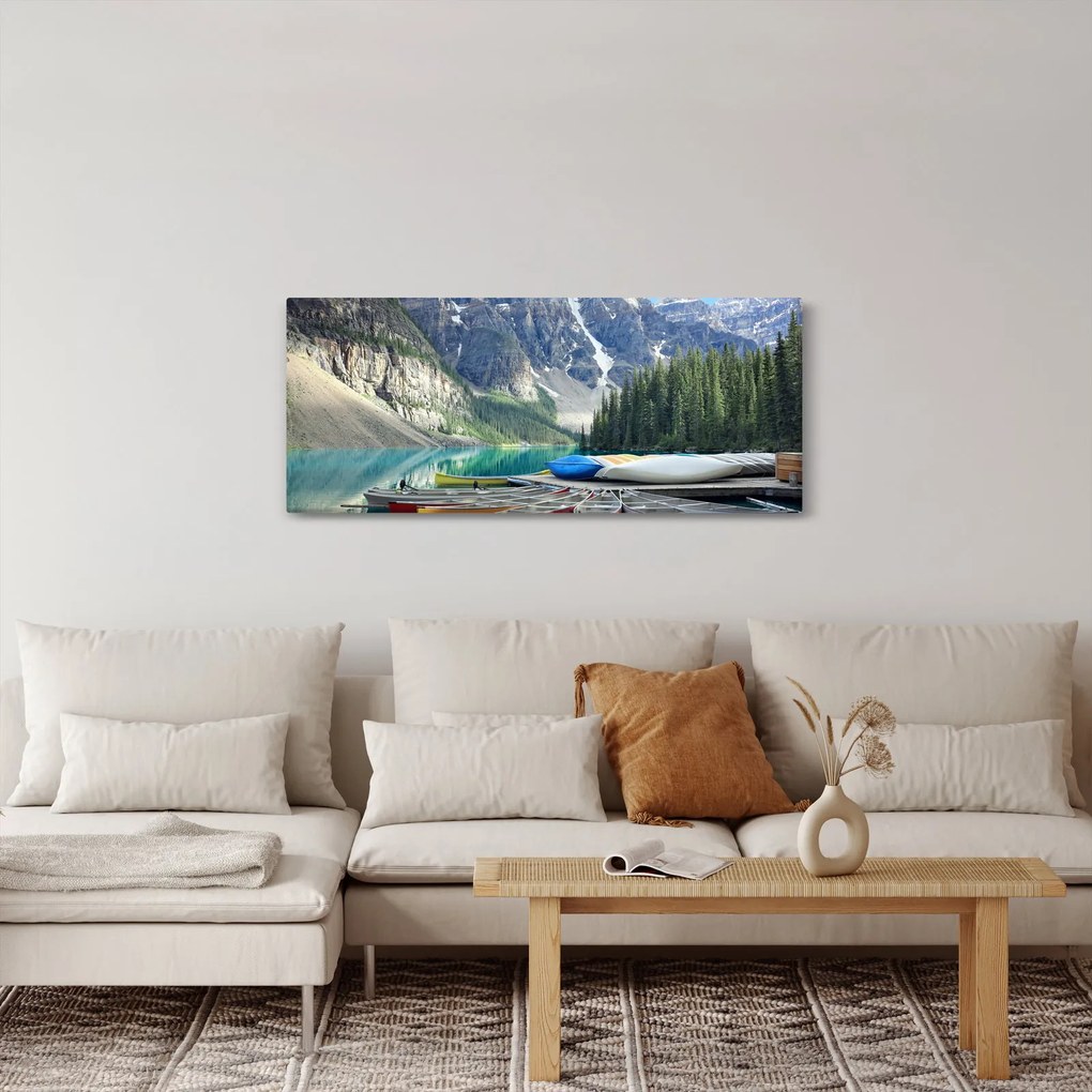 Tablou - Moraine Lake (120x50 cm)