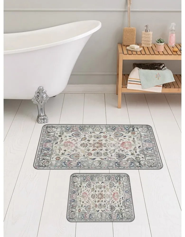 Covorașe de baie gri 2 buc. 60x100 cm – Mila Home