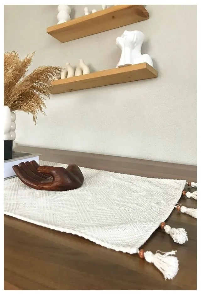Napron de masă din bumbac organic 40x130 cm – Mila Home