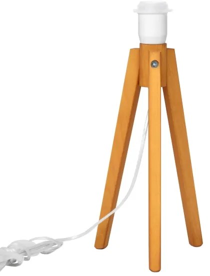 Lampă de masă ALBA 1xE27/15W/230V crem/stejar