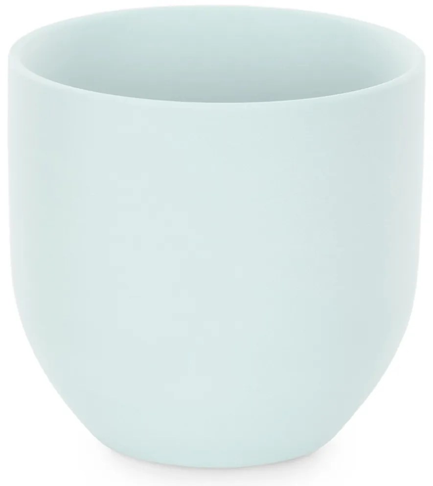 Suport de lumanare din ceramica Culoare albastru deschis, SHIRE