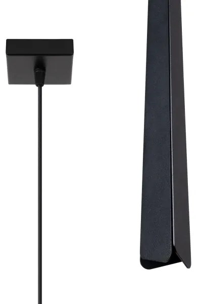 Lustră pe cablu Sollux SL.1400 PRYSM 1xG9/8W/230V negru