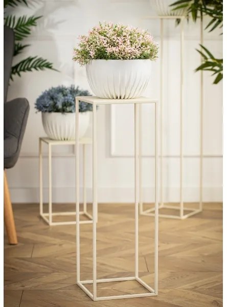 Suport de flori 70x24 cm crem