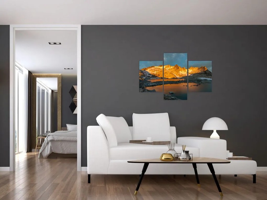 Tablou cu peisaj montan (90x60 cm)
