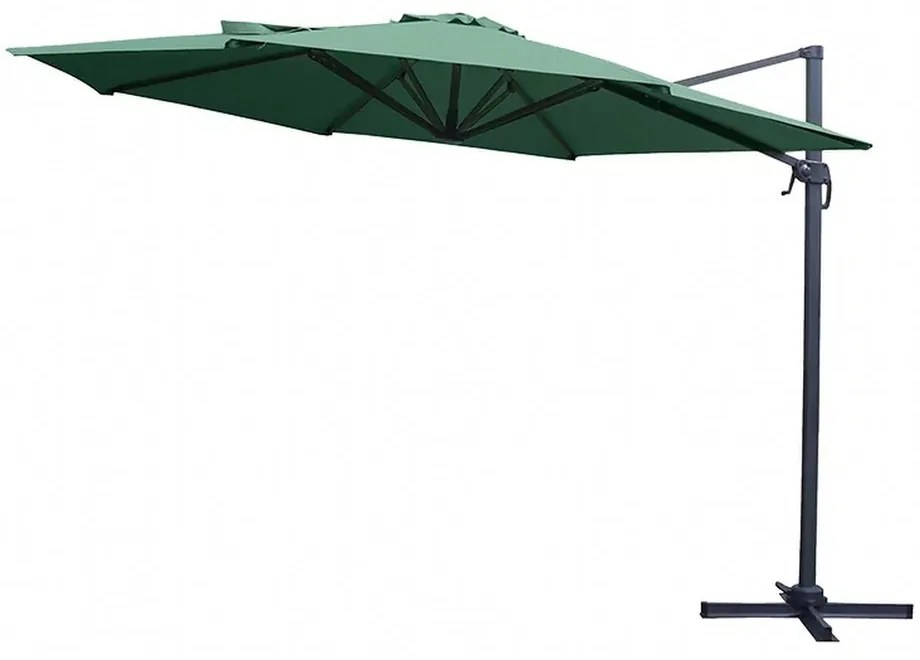Kazuar parasol verde de gradina 3.5M