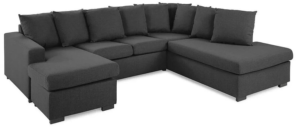 Colțar Scandinavian Choice C135Gri, 254x194x83cm, Picioare: Lemn