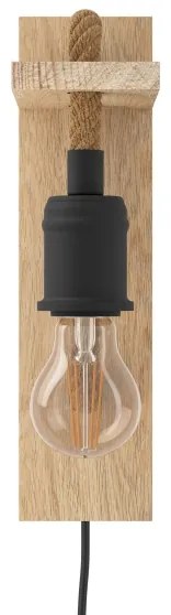 Eglo 43197 - Aplică perete RAMPSIDE 1xE27/28W/230V