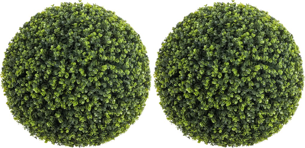 HOMCOM Bile artificiale de eucalipt de 52 cm, set de 2, plante decorative rezistente la UV cu 1086 frunze pentru interior și exterior | Aosom Romania