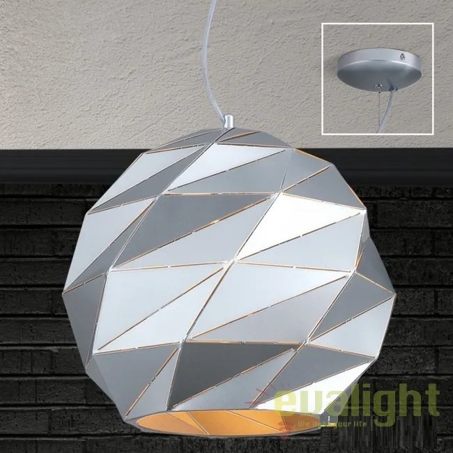 Lustra moderna Origami argintiu, 42cm HL 6-1644/1 silber OR