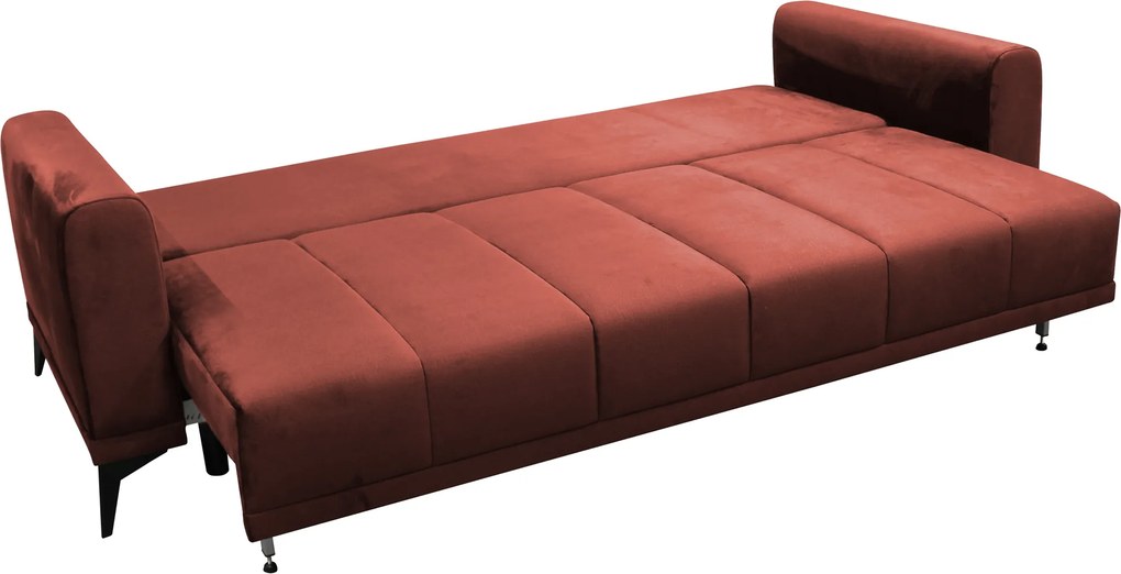 Canapea extensibilă, teracota, GRACE BIG SOFA