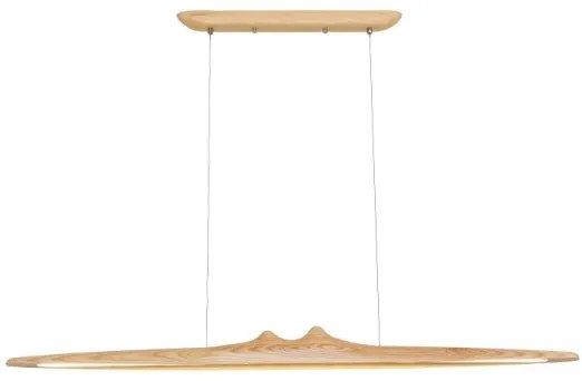 Lustră LED pe cablu LED/22W/230V 4000K 120 cm frasin/lemn masiv