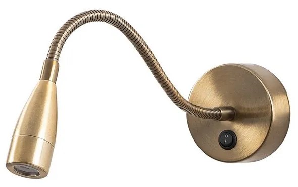 Aplică de perete Reading - 3247, bronz