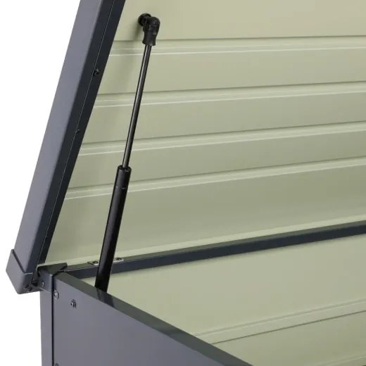 Deuba Cutie de depozitare metalica 120x62x63 cm - antracit