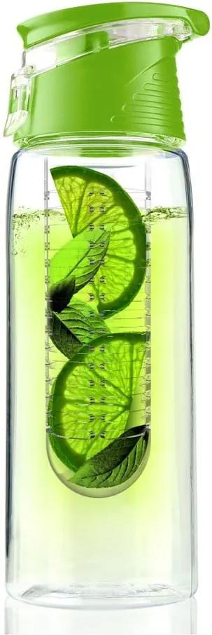 Sticlă Asobu Flavour It 2 Go, 600 ml, verde