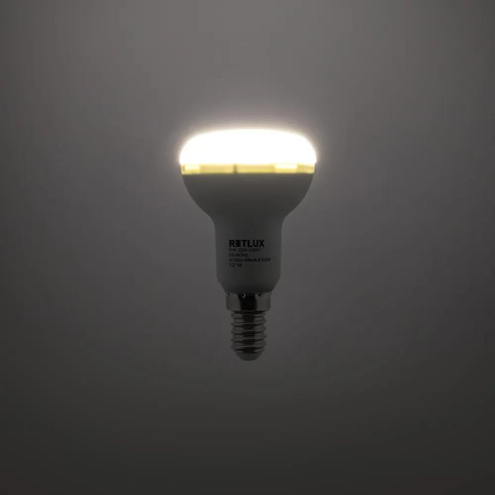 Retlux RLL 307 R50 E14 Spot 9W CW Bec LED( alb rece 4100K)